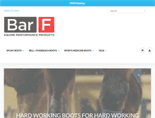 Tablet Screenshot of horseboots.com